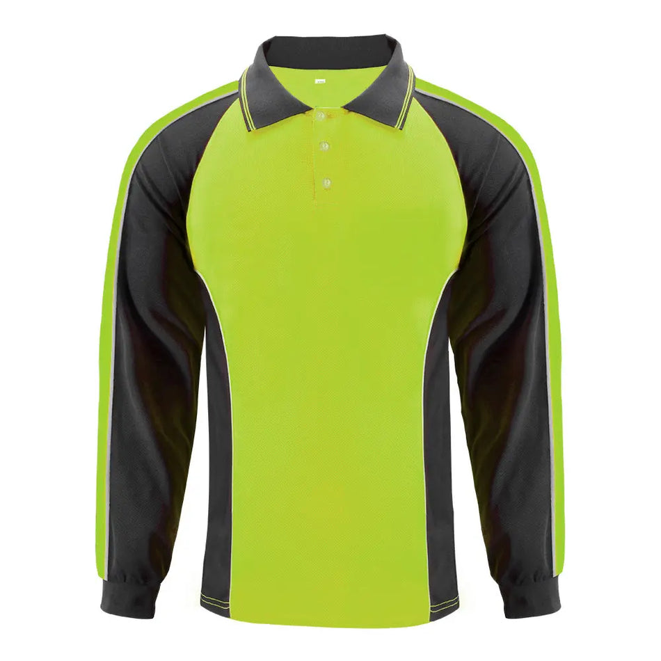 SMASYS Outdoor Long Sleeve Safety Polo Shirts High Visibility Reflective Shirt SMASYS Store