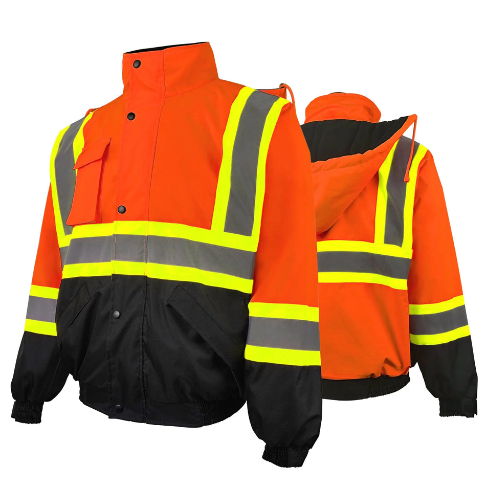 SMASYS Waterproof Safety Jacket Hi Vis Reflective Jacket SMASYS Store