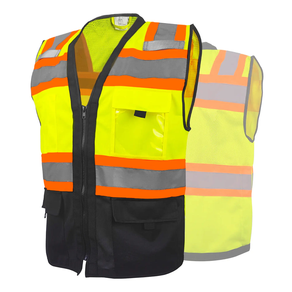 SMASYS Heavy Duty High Visibility Safety Reflective Vest SMASYS Store