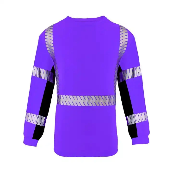SMASYS Safety Shirts with Silver Slanted Carving Reflective Tape SMASYS Store