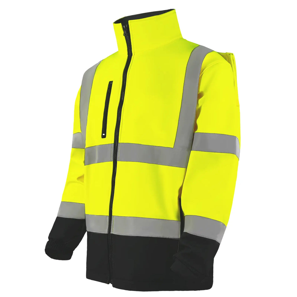 SMASYS Safety Reflective Stripe Softshell Hivis Jacket SMASYS Store