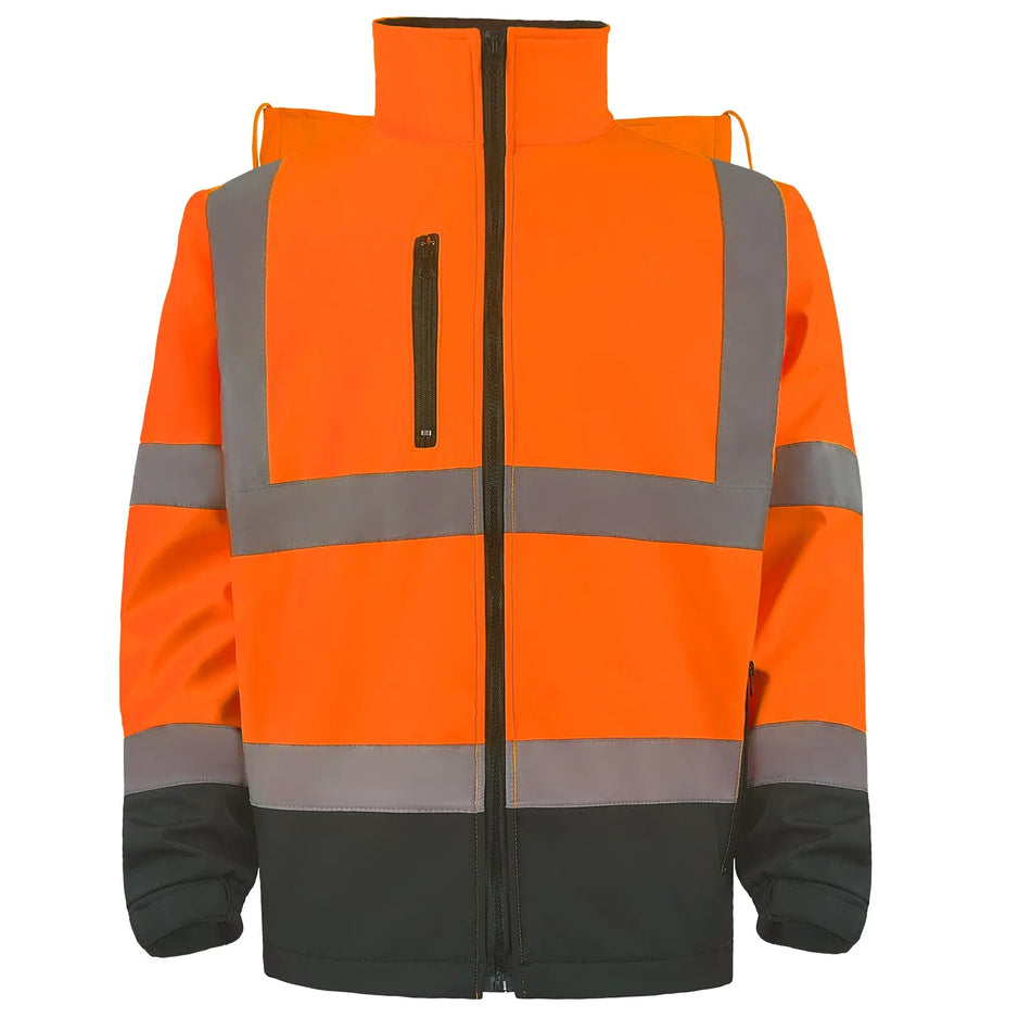 SMASYS Safety Reflective Stripe Softshell Hivis Jacket SMASYS Store
