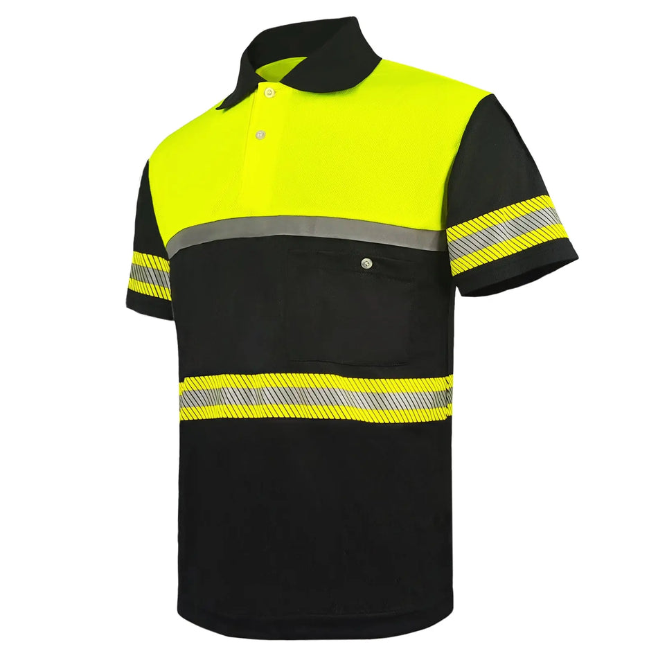 SMASYS High Reflective Polo Shirts with Pocket, Hi-Vis Safety T-Shirts SMASYS Store