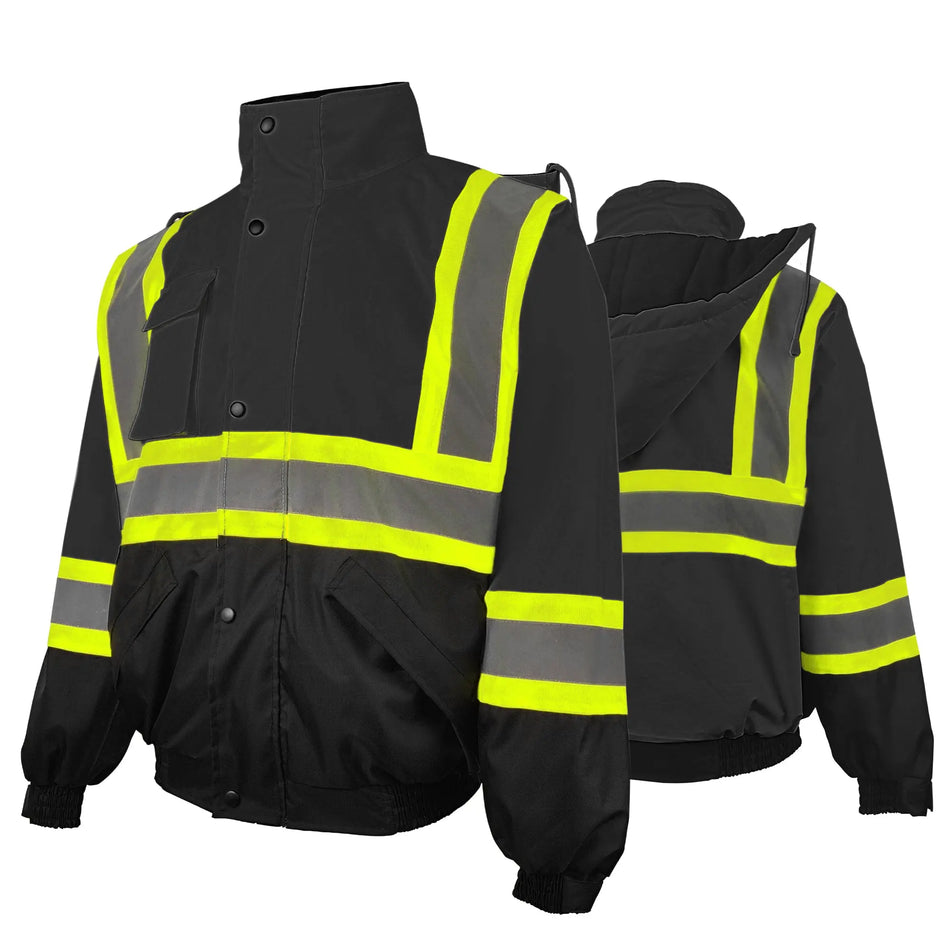 SMASYS Waterproof Safety Jacket Hi Vis Reflective Jacket SMASYS Store