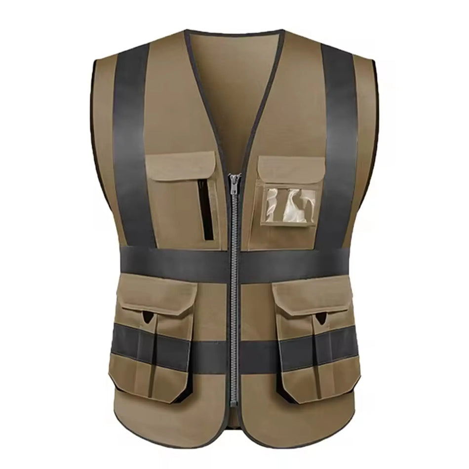 SMASYS Classic High Visibility Reflective Safety Vest with Multi Pockets SMASYS Store