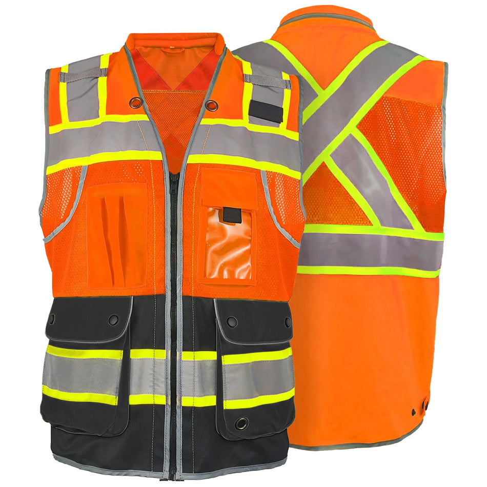SMASYS High Visibility Work Vest, Premium Reflective Safety Vest SMASYS Store