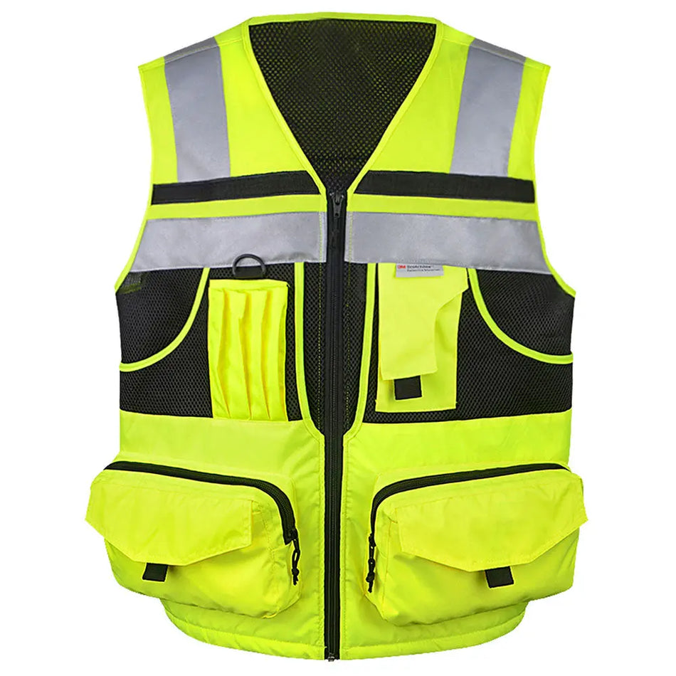 hivis safety vest, yellow