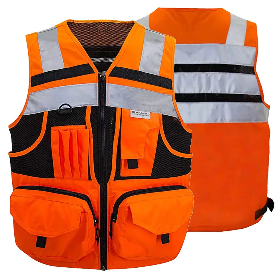 HIVIS safety vest, orange