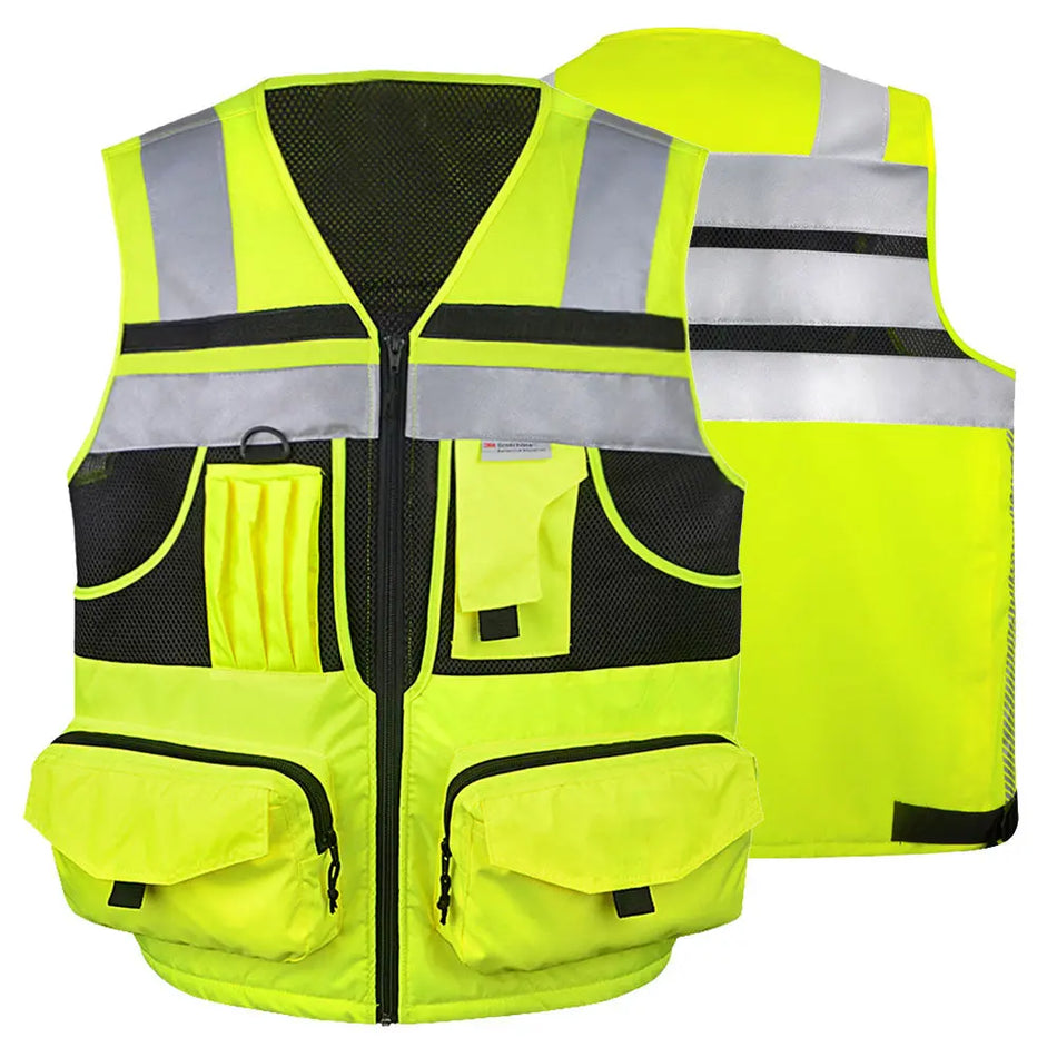 hivis safety vest, yellow