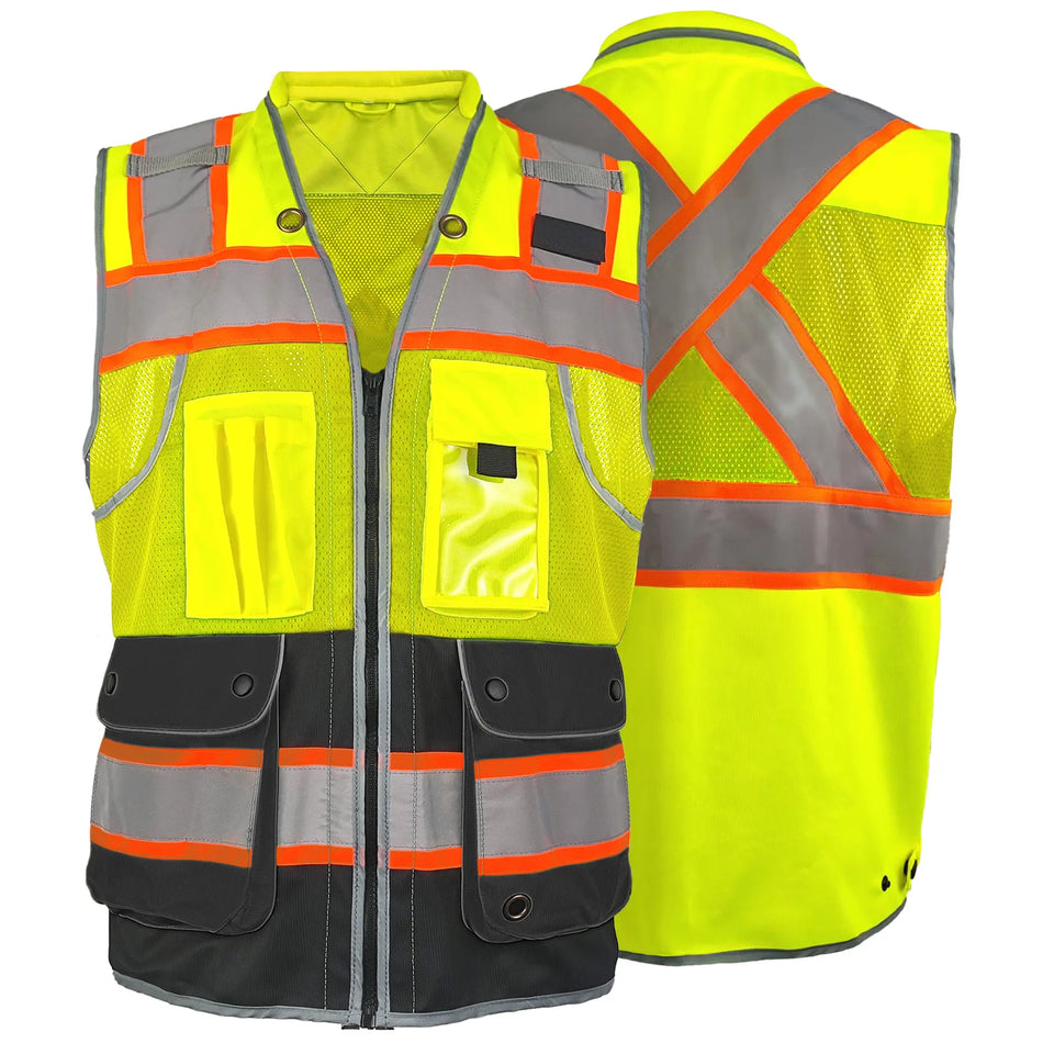 SMASYS High Visibility Work Vest, Premium Reflective Safety Vest SMASYS Store