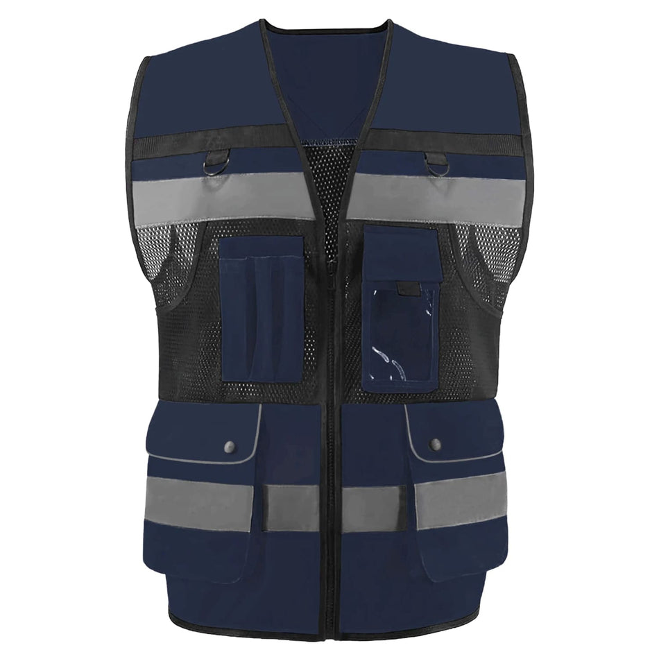 SMASYS High Visibility Reflective Vest,  Safety Vest with 7 Pockets SMASYS Store