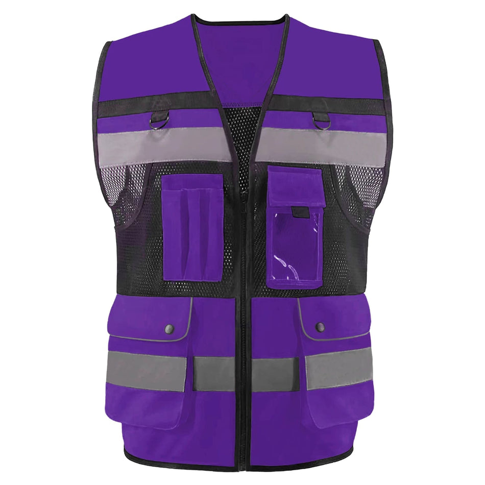 SMASYS High Visibility Reflective Vest,  Safety Vest with 7 Pockets SMASYS Store