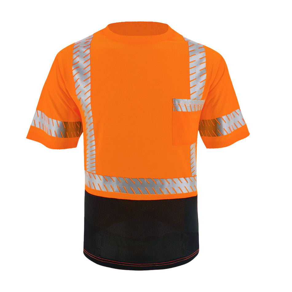 SMASYS Hi Viz Safety Shirt with Reflective Pocket & Black Bottom SMASYS Store