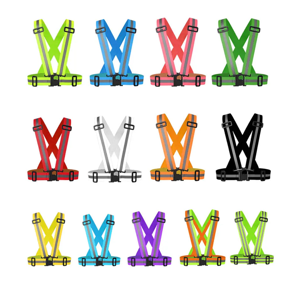 SMASYS High Visibility Adjustable Reflective Running Safety Sash Belt SMASYS Store