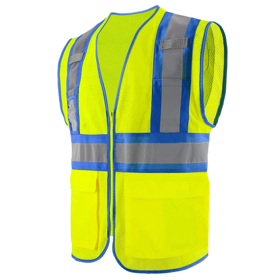 SMASYS Hi Vis Construction Safety Vest, Mesh Two-Tone Reflective Vest SMASYS Store