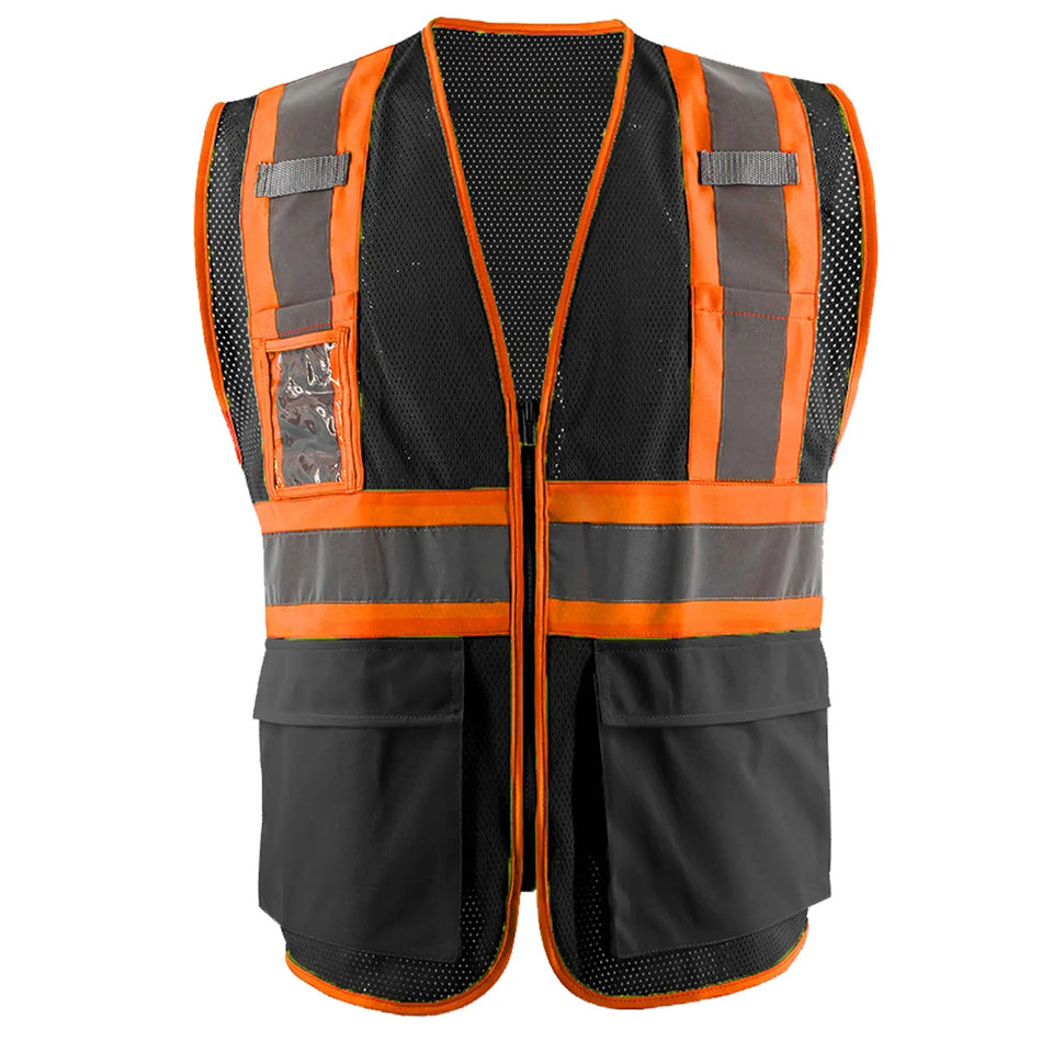 SMASYS Hi Vis Construction Safety Vest, Mesh Two-Tone Reflective Vest SMASYS Store