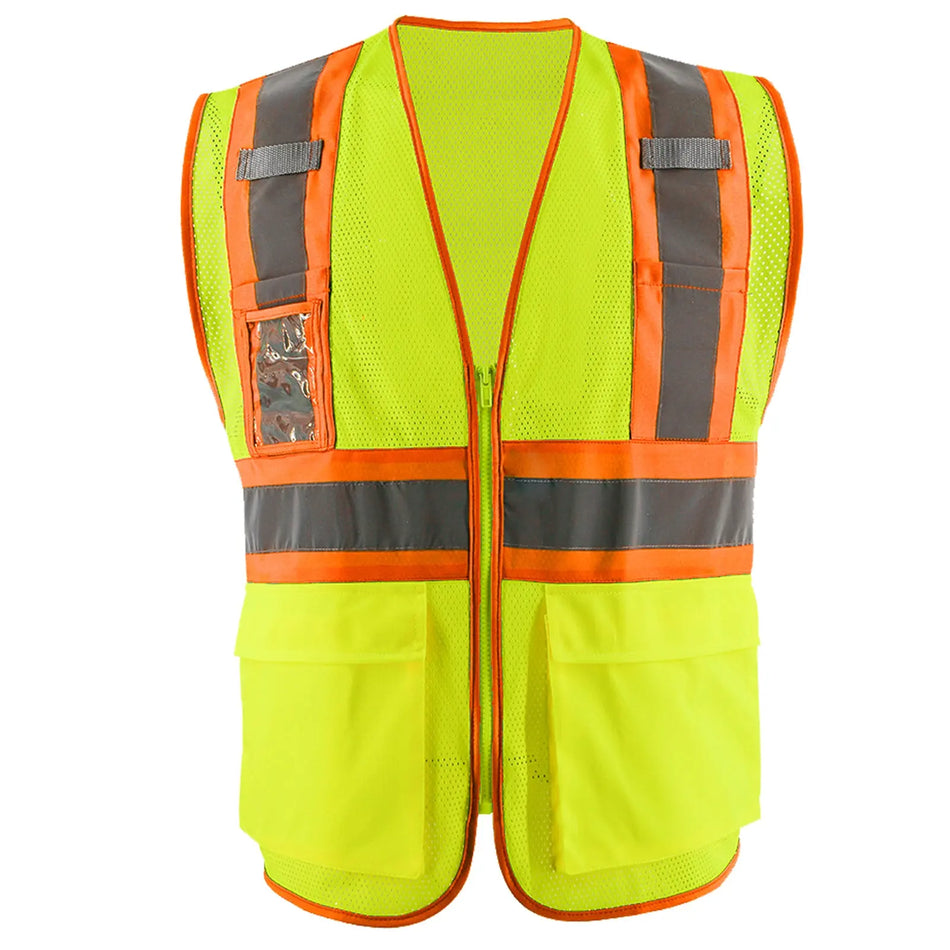 SMASYS Hi Vis Construction Safety Vest, Mesh Two-Tone Reflective Vest SMASYS Store
